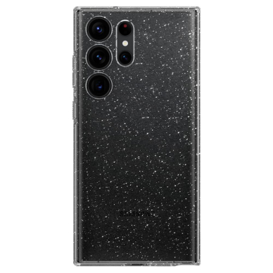 [Užsakomoji prekė] Dėklas Samsung Galaxy S23 Ultra - Spigen Liquid Crystal Glitter - Permatomas blizgus 4