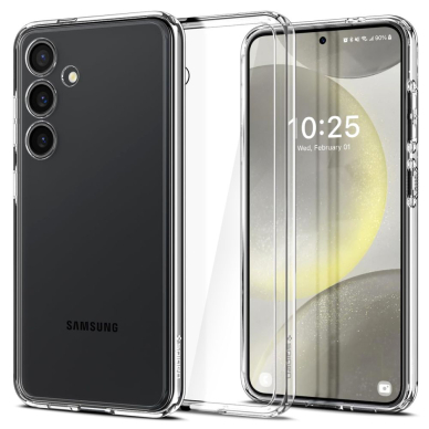 [Užsakomoji prekė] Dėklas Samsung Galaxy S24 FE - Spigen Liquid Crystal - Skaidrus