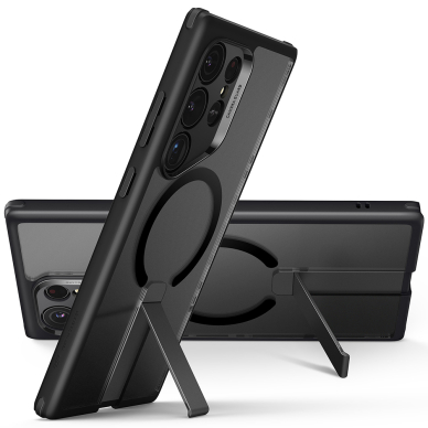 [Užsakomoji prekė] Dėklas Samsung Galaxy S24 Ultra - ESR Boost Flickstand HaloLock - Frosted Black 1