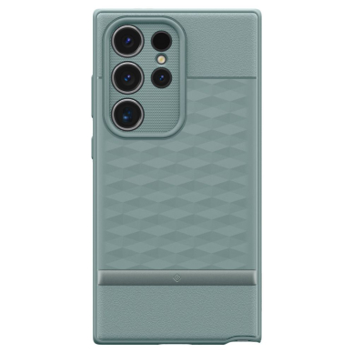 [Užsakomoji prekė] Dėklas Samsung Galaxy S24 Ultra - Spigen Caseology Parallax - Sage Green 1