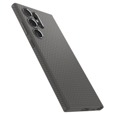 [Užsakomoji prekė] Dėklas Samsung Galaxy S24 Ultra - Spigen Liquid Air - Granite Grey 6