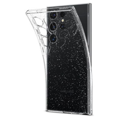 [Užsakomoji prekė] Dėklas Samsung Galaxy S24 Ultra - Spigen Liquid Crystal Glitter - Crystal Quartz 5