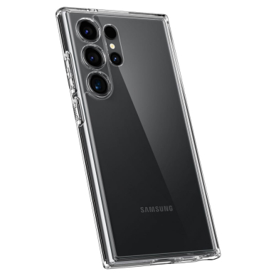 [Užsakomoji prekė] Dėklas Samsung Galaxy S24 Ultra - Spigen Ultra Hybrid - Permatomas 6