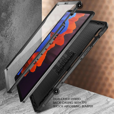 [Užsakomoji prekė] Dėklas Samsung Galaxy Tab S9 FE - Supcase Unicorn Beetle Pro - Juodas 2