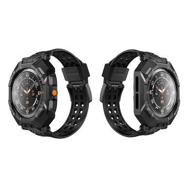 [Užsakomoji prekė] Dėklas Samsung Galaxy Watch Ultra 47mm + Strap - Supcase Unicorn Beetle Pro - Juodas 2