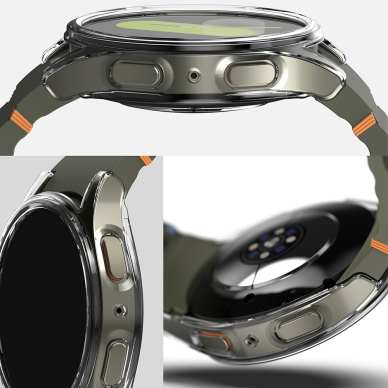 [Užsakomoji prekė] Dėklas Samsung Galaxy Watch7 40mm + Cover - Ringke Slim - permatomas 2