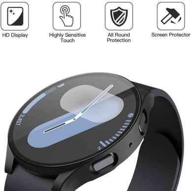 [Užsakomoji prekė] Dėklas Samsung Galaxy Watch7 (40mm) + Pouch - Techsuit Defense360 Pro - Juodas 1