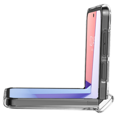 [Užsakomoji prekė] Dėklas Samsung Galaxy Z Flip5 - Spigen Thin Fit - Crystal Skaidrus 5