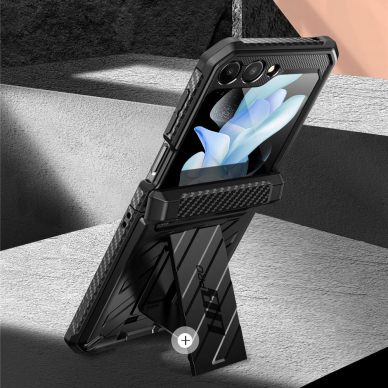 [Užsakomoji prekė] Dėklas Samsung Galaxy Z Flip5 - Supcase Unicorn Beetle Pro - Juodas 2