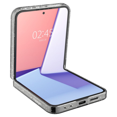 [Užsakomoji prekė] Dėklas Samsung Galaxy Z Flip6 - Spigen Air Skin - Crystal Glitter 4