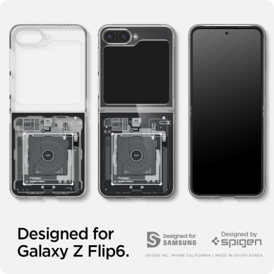 [Užsakomoji prekė] Dėklas Samsung Galaxy Z Flip6 - Spigen Air Skin - Zero One 5