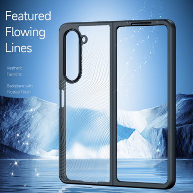 [Užsakomoji prekė] Dėklas Samsung Galaxy Z Fold5 - Dux Ducis Aimo Series - Juodas 6