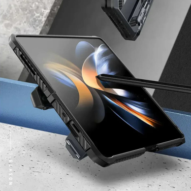 [Užsakomoji prekė] Dėklas Samsung Galaxy Z Fold5 + Folie - I-Blason Armorbox - Juodas 6