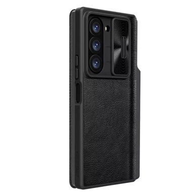 [Užsakomoji prekė] Dėklas Samsung Galaxy Z Fold6 - Nillkin Qin Pro Leather Case - Juodas 2