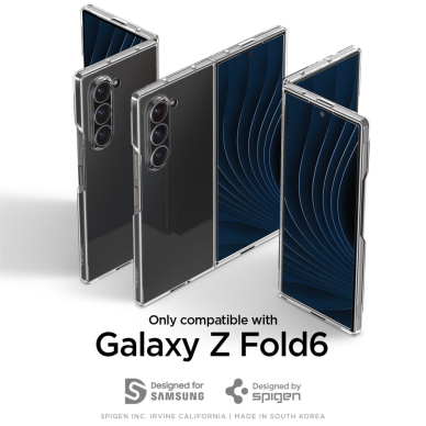 [Užsakomoji prekė] Dėklas Samsung Galaxy Z Fold6 - Spigen Air Skin - Crystal Clear 6