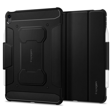 [Užsakomoji prekė] Dėklas skirtas Apple iPad Air 4 (2020) - Spigen Rugged Armor Pro - Juodas 2