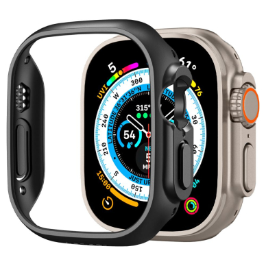 [Užsakomoji prekė] Dėklas skirtas Apple Watch Ultra (49mm) - Spigen Thin Fit - Juodas