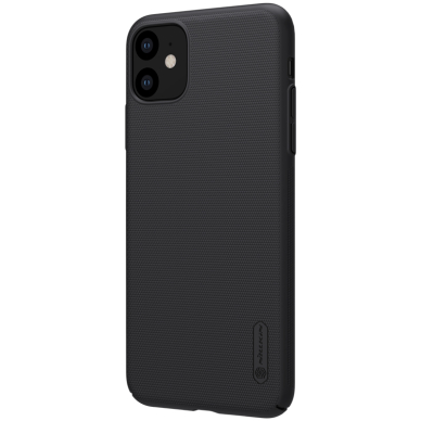 [Užsakomoji prekė] Dėklas skirtas iPhone 11 - Nillkin Super Frosted Shield - Juodas  4