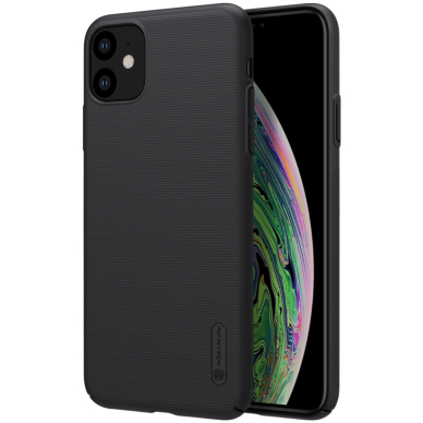 [Užsakomoji prekė] Dėklas skirtas iPhone 11 - Nillkin Super Frosted Shield - Juodas