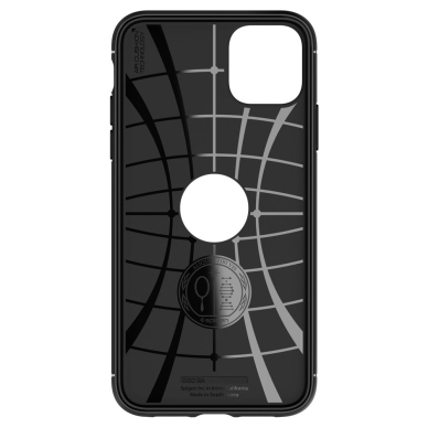 [Užsakomoji prekė] Dėklas skirtas iPhone 11 - Spigen Rugged Armor - Juodas  5