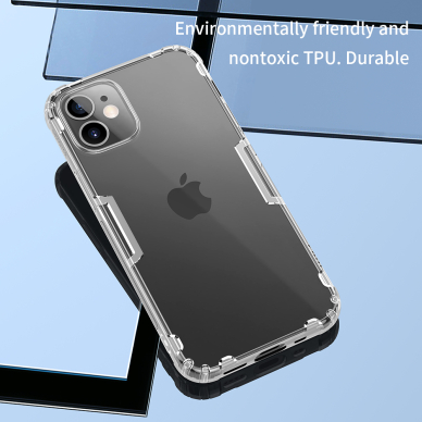 [Užsakomoji prekė] Dėklas skirtas iPhone 12 / 12 Pro - Nillkin Nature TPU Case - permatomas  4