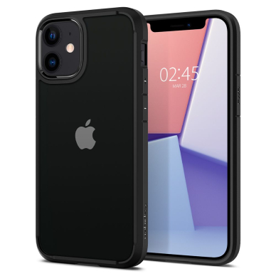 [Užsakomoji prekė] Dėklas skirtas iPhone 12 / 12 Pro - Spigen Ultra Hybrid - Matte Juodas  1