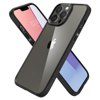 [Užsakomoji prekė] Dėklas skirtas iPhone 13 Pro Max - Spigen Ultra Hybrid - Matte Juodas  5