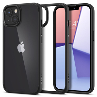 [Užsakomoji prekė] Dėklas skirtas iPhone 13 - Spigen Ultra Hybrid - Matte Juodas