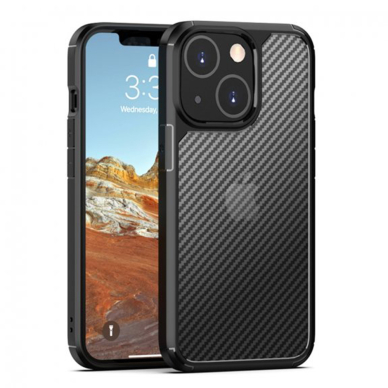 [Užsakomoji prekė] Dėklas skirtas iPhone 13 - Techsuit Carbon Fuse - Juodas  2