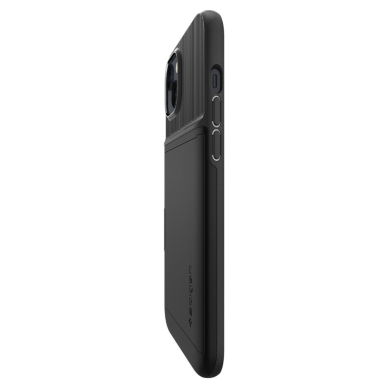 [Užsakomoji prekė] Dėklas skirtas iPhone 14 Plus - Spigen Slim Armor CS - Juodas  3