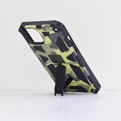 [Užsakomoji prekė] Dėklas skirtas iPhone 14 Plus - Techsuit Blazor Series - Camo Žalias  2