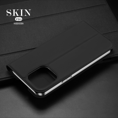 [Užsakomoji prekė] Dėklas skirtas iPhone 14 Pro - Dux Ducis Skin Pro - Juodas  6