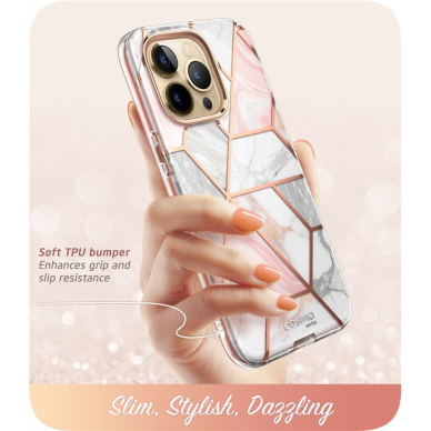 [Užsakomoji prekė] Dėklas skirtas iPhone 14 Pro - I-Blason Cosmo - Marble  4