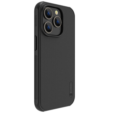 [Užsakomoji prekė] Dėklas skirtas iPhone 14 Pro - Nillkin Super Frosted Shield Pro - Juodas  2