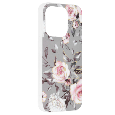 [Užsakomoji prekė] Dėklas skirtas iPhone 14 Pro - Techsuit Marble Series - Bloom of Ruth Pilkas  1