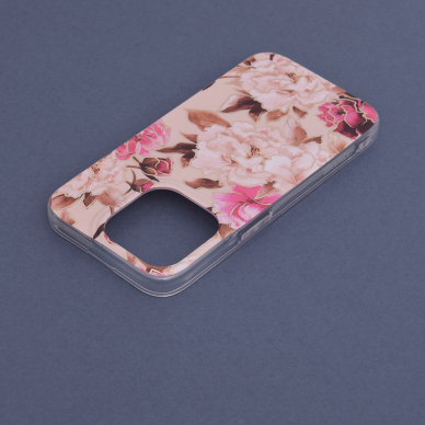 [Užsakomoji prekė] Dėklas skirtas iPhone 14 Pro - Techsuit Marble Series - Mary Berry Nude  5