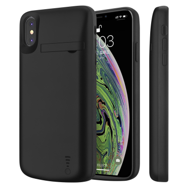 [Užsakomoji prekė] Dėklas skirtas iPhone XS Max cu Baterie de 6000mAh - Techsuit Power Pro - Juodas 2