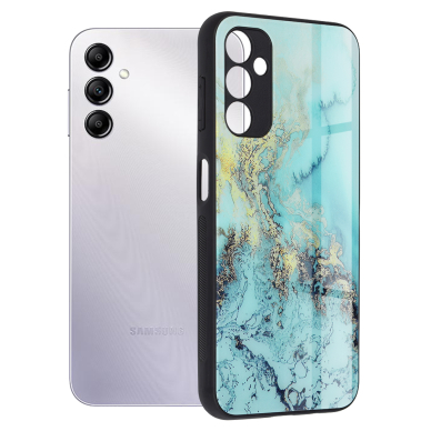 [Užsakomoji prekė] Dėklas skirtas Samsung Galaxy A14 5G - Techsuit Glaze Series - Mėlynas Ocean HGH275