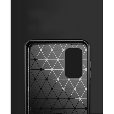 [Užsakomoji prekė] Dėklas skirtas Samsung Galaxy A32 5G - Techsuit Carbon Silicone - Juodas  4