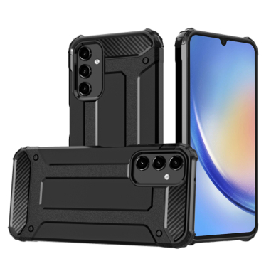 [Užsakomoji prekė] Dėklas skirtas Samsung Galaxy A34 5G - Techsuit Hybrid Armor - Juodas