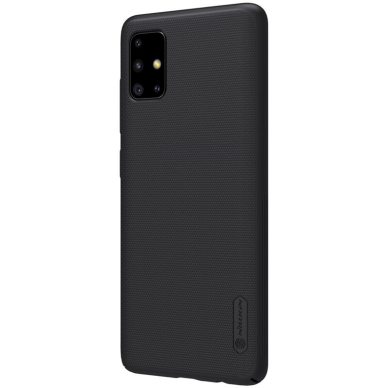 [Užsakomoji prekė] Dėklas skirtas Samsung Galaxy A51 4G - Nillkin Super Frosted Shield - Juodas  4