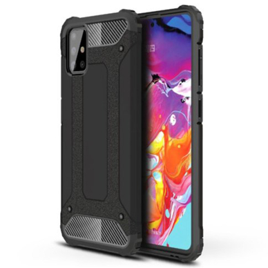 [Užsakomoji prekė] Dėklas skirtas Samsung Galaxy A51 4G - Techsuit Hybrid Armor - Juodas