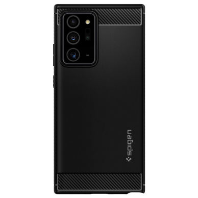 [Užsakomoji prekė] Dėklas skirtas Samsung Galaxy Note 20 Ultra / Note 20 Ultra 5G - Spigen Rugged Armor - Juodas 2