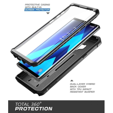 [Užsakomoji prekė] Dėklas skirtas Samsung Galaxy Note 9 - Supcase Unicorn Beetle Pro - Juodas 3