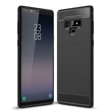 [Užsakomoji prekė] Dėklas skirtas Samsung Galaxy Note 9 - Techsuit Carbon Silicone - Juodas