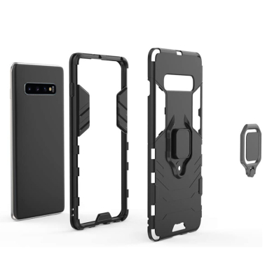 [Užsakomoji prekė] Dėklas skirtas Samsung Galaxy S10 Plus - Techsuit Silicone Shield - Juodas 5