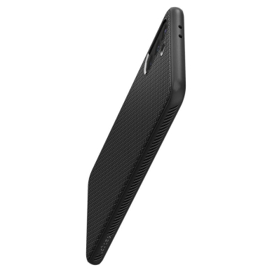 [Užsakomoji prekė] Dėklas skirtas Samsung Galaxy S21 5G - Spigen Liquid Air - Matte Juodas  9