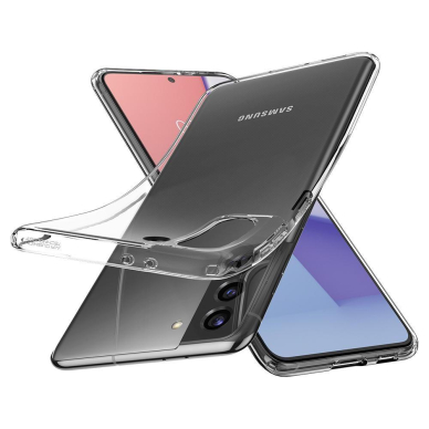 [Užsakomoji prekė] Dėklas skirtas Samsung Galaxy S21 5G - Spigen Liquid Crystal - permatomas  4