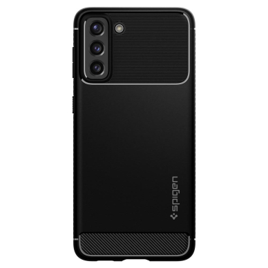 [Užsakomoji prekė] Dėklas skirtas Samsung Galaxy S21 5G - Spigen Rugged Armor - Juodas  1