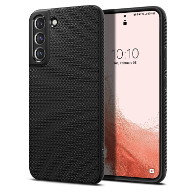 [Užsakomoji prekė] Dėklas skirtas Samsung Galaxy S22 5G - Spigen Liquid Air - Matte Juodas